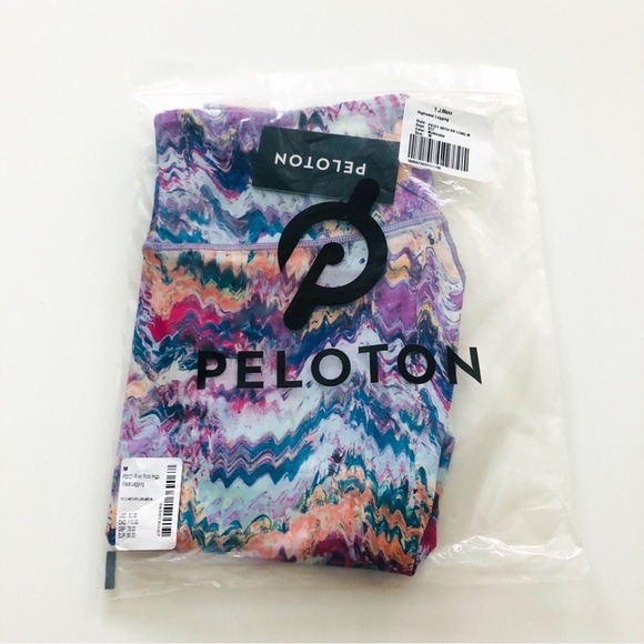 Peloton River Rock High-Waist Printed Leggings Size Medium NWT - Picture 10 of 10